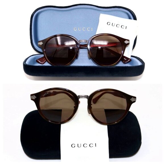 Gucci Havana Brown Sunglasses GG0066s 001 50 20 145 Titanium Unisex- Men / Women main image 11